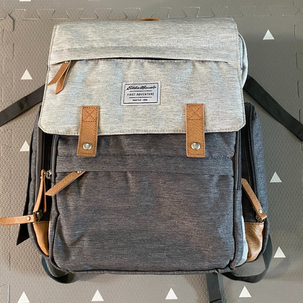 Eddie Bauer Cascade Back Pack Diaper Bag - Like New!